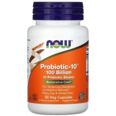 Пищевые добавки NOW Foods Probiotic-10 100 Billion - 30 веган капс (817204)
