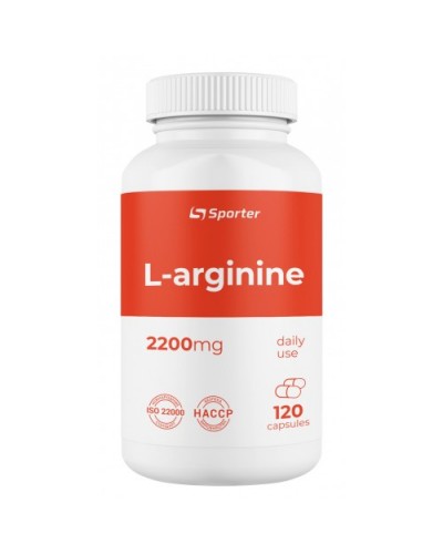 Аргинин Sporter L - Arginine 2200 120 капс (817262)