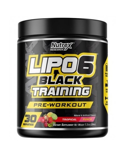 Предтренировочный комплекс Nutrex Research Lipo 6 Black Training Pre-Workout 189 г - Tropical Punch (817426)