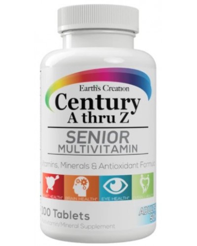 Витаминный комплекс Earths Creation Multivitamin Century (A thru Z) Senior - 100 таб (817442)