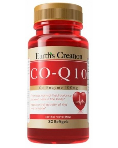 Коэнзим Earths Creation Co-Q 10 100 mg - 30 софт гель (817443)