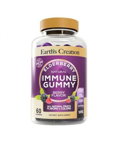 Витамины для детей и подростков Earths Creation Immune Gummy Elderberry - 60 конфет (817461)