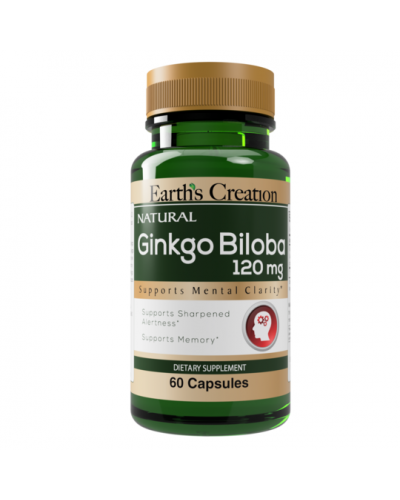 Гинко Билоба Earths Creation Ginkgo Biloba 120 mg - 60 капс (817467)