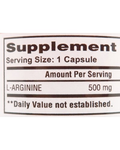 Аргинин Earths Creation L-Arginine 500 mg - 60 капс (817479)