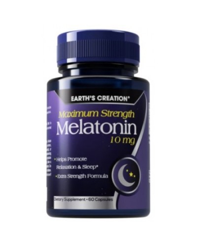 Мелатонин Earths Creation Melatonin 10 mg - 60 капс (817496)
