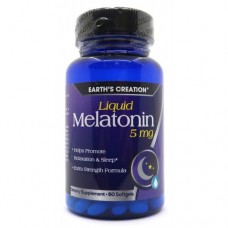 Мелатонин Earths Creation Melatonin 5 mg - 60 софт гель (817498)