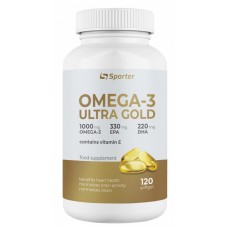 Омега Sporter Omega-3 Ultra Gold 120 софт гель (817722)