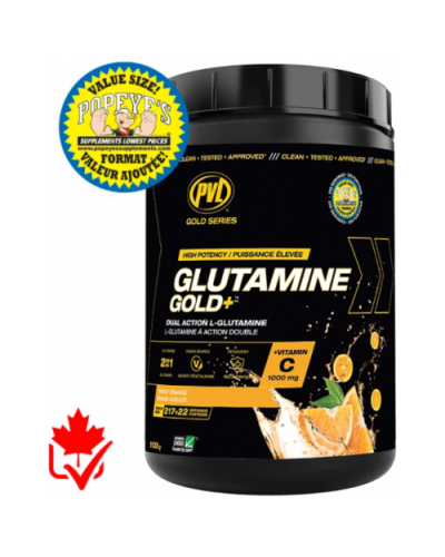 Аминокислота Pure Vita Labs Glutamine Gold + Vitamin C Tangy Orange