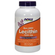 Лицетин NOW Sunflower Lecithin 1200 мг - 200 софт гель (818320)