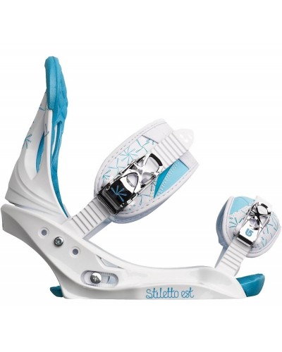 Крепление Burton Stiletto Est'13 white/blue (9009004567)