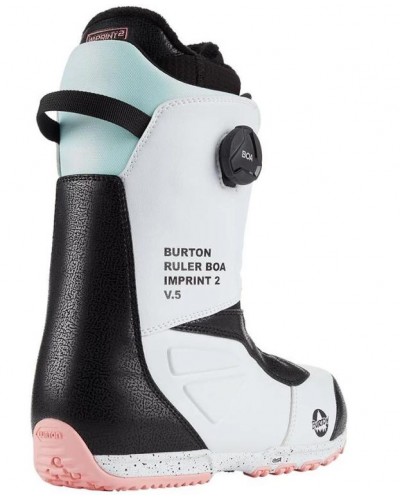 Ботинки Burton Ruler Boa '21 white/black/multi (9009521875)