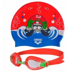 Комплект: очки + шапочка для плавания Arena AWT Multi Set /92413-44/