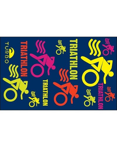 Полотенце Turbo Towel Terry Microfibra Triathlon - Bicis 2016 (145x100)