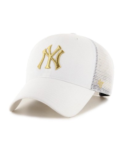 Кепка 47 Brand Ny Yankees (B-BRMTL17CTP-WH)