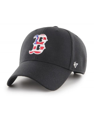 Кепка 47 Brand Boston Red Sox Flag Fill Wool (B-FLAGM02WBV-BK)