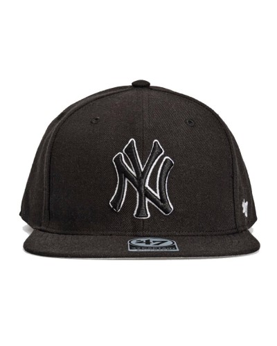 Кепка (snapback) 47 Brand No Shot Captain Yankees (B-NSHOT17WBP-BKB)