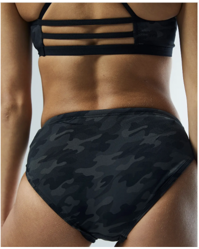 Плавки купальні жіночі TYR Women’s Blackout Camo Classic Bikini Bottom, Black/Black