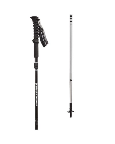 Треккинговые палки Black Diamond Distance FLZ, 105-125 см, Black (BD 112206-125)