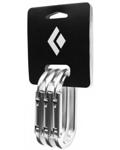 Набор карабинов Black Diamond Oval Keylock 3 Pack, Polished (BD 381099.POLS)