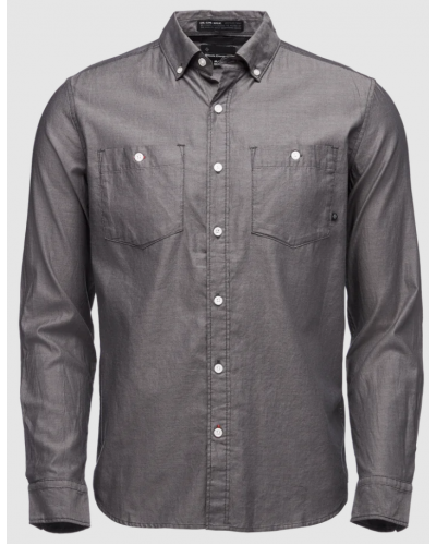 Рубашка мужская Black Diamond M LS Solution Shirt Black/Ash (BD 7530019006)