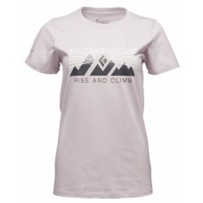 Женская футболка Black Diamond Rise And Climb Tee, Wisteria (BD R7PS.6014)