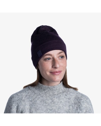 Шапка Buff Heavyweight Merino Wool Hat solid deep purple (BU 111170.603.10.00)