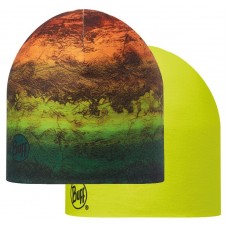 Шапка двусторонняя Buff Coolmax Reversible Hat Mot Multi-Yellow Fluor (BU 111510.555.10.00)