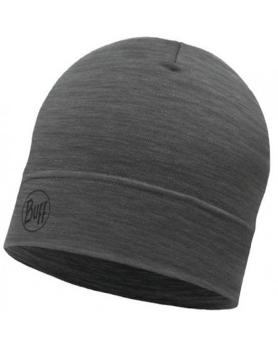Шапка Buff Merino Wool 1 Layer Hat solid grey (BU 113013.937.10.00)