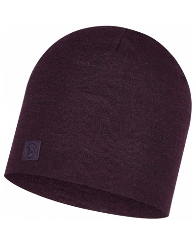 Шапка Buff Heavyweight Merino Wool Hat solid deep purple (BU 113028.603.10.00)