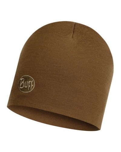 Шапка Buff Heavyweight Merino Wool Hat Solid tundra khaki (BU 113028.859.10.00)
