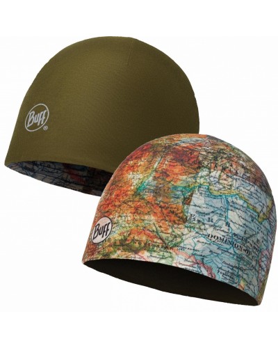 Шапка двусторонняя Buff Microfiber Reversible Hat itinerary multi (BU 113164.555.10.00)