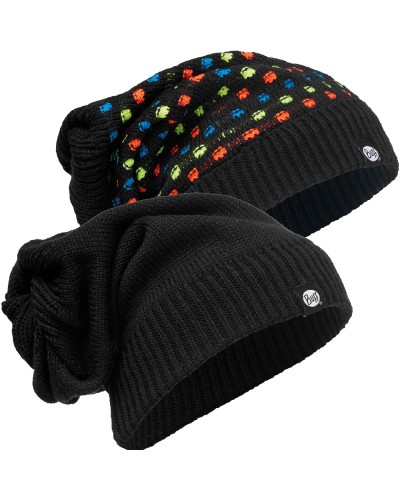Шапка-шарф Buff Knitted&Polar Neckwarmer Hat Nitro Black (BU 113327.999.10.00)