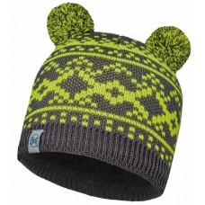 Детская шапка Buff Child Knitted & Polar Hat, novy grey castlerock (BU 113456.622.10.00)