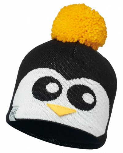 Детская шапка Buff Child Knitted & Polar Hat, penguin black (BU 113457.999.10.00)