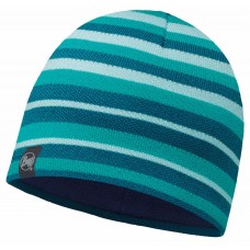 Головной убор Buff Knitted & Polar Hat Laki Stripes Turquoise (BU 113520.789.10.00)