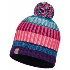 Подростковая шапка Buff Junior Knitted & Polar Hat, hops plum (BU 113527.622.10.00)