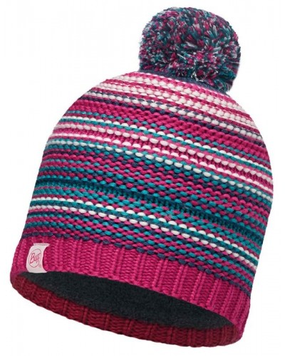 Шапка Buff Junior Knitted & Polar Hat amity pink cerisse (BU 113533.521.10.00)