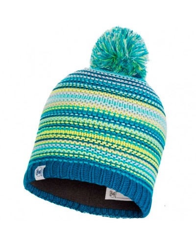Шапка Buff Junior Knitted & Polar Hat Amity turquoise (BU 113533.789.10.00)