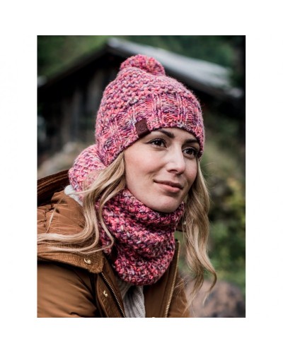 Бафф Buff Knitted & Polar Neckwarmer Margo flamingo pink (BU 113552.560.10.00)