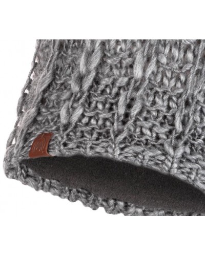 Шапка Buff Knitted & Polar Hat Liv pebble grey (BU 117848.301.10.00)