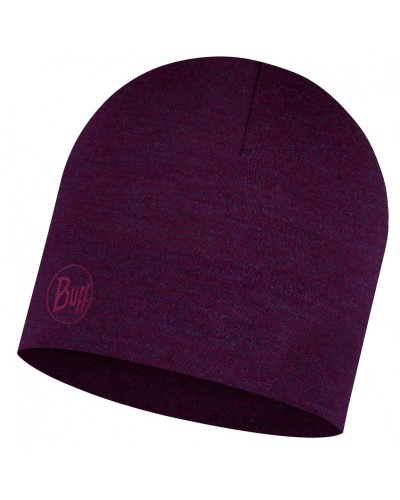 Шапка Buff Midweight Merino Wool Hat purplish melange (BU 118007.609.10.00)