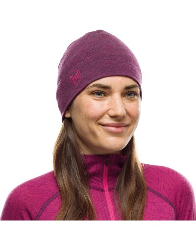 Шапка Buff Midweight Merino Wool Hat dahlia melange (BU 118007.628.10.00)