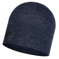 Шапка Buff Midweight Merino Wool Hat night blue melange (BU 118007.779.10.00)