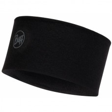 Повязка Buff Midweight Merino Wool Headband solid black (BU 118173.999.10.00)