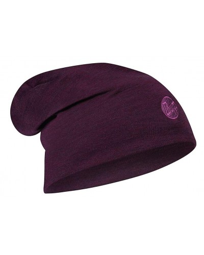 Шапка Buff Heavyweight Merino Wool Loose Hat purplish multi stripes (BU 118187.609.10.00)