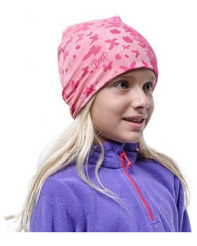 Шапка Buff Child Microfiber & Polar Hat butterfly pink (BU 118803.538.10.00)