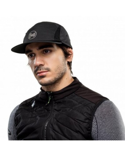 Бейсболка Buff 5 Panel Cap R-Solid black L/XL (BU 119490.999.30.00)