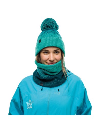 Шапка Buff Knitted & Polar Hat Masha turquoise (BU 120855.789.10.00)