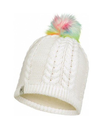 Шапка Buff Knitted & Full Fleece Hat Nina white (BU 123544.000.10.00)