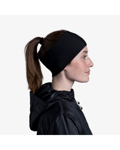 Повязка на голову Buff Tech Fleece Headband solid black (BU 124061.999.10.00)